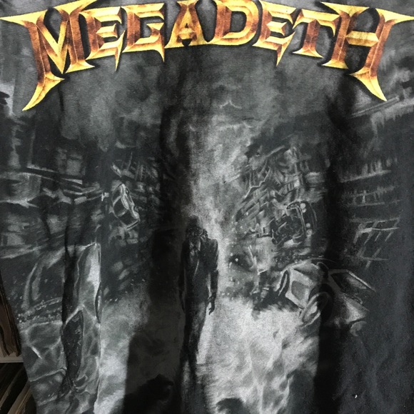 Vintage Megadeath Heavy Metal T-Shirt - Picture 2 of 4